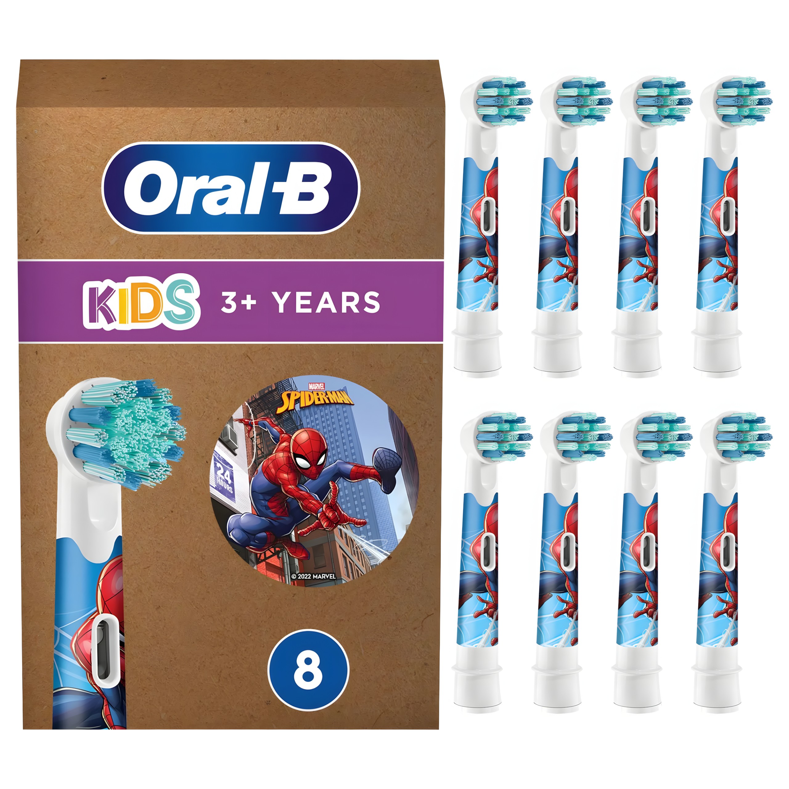 Końcówki Oral-B Kids Spiderman 8 szt