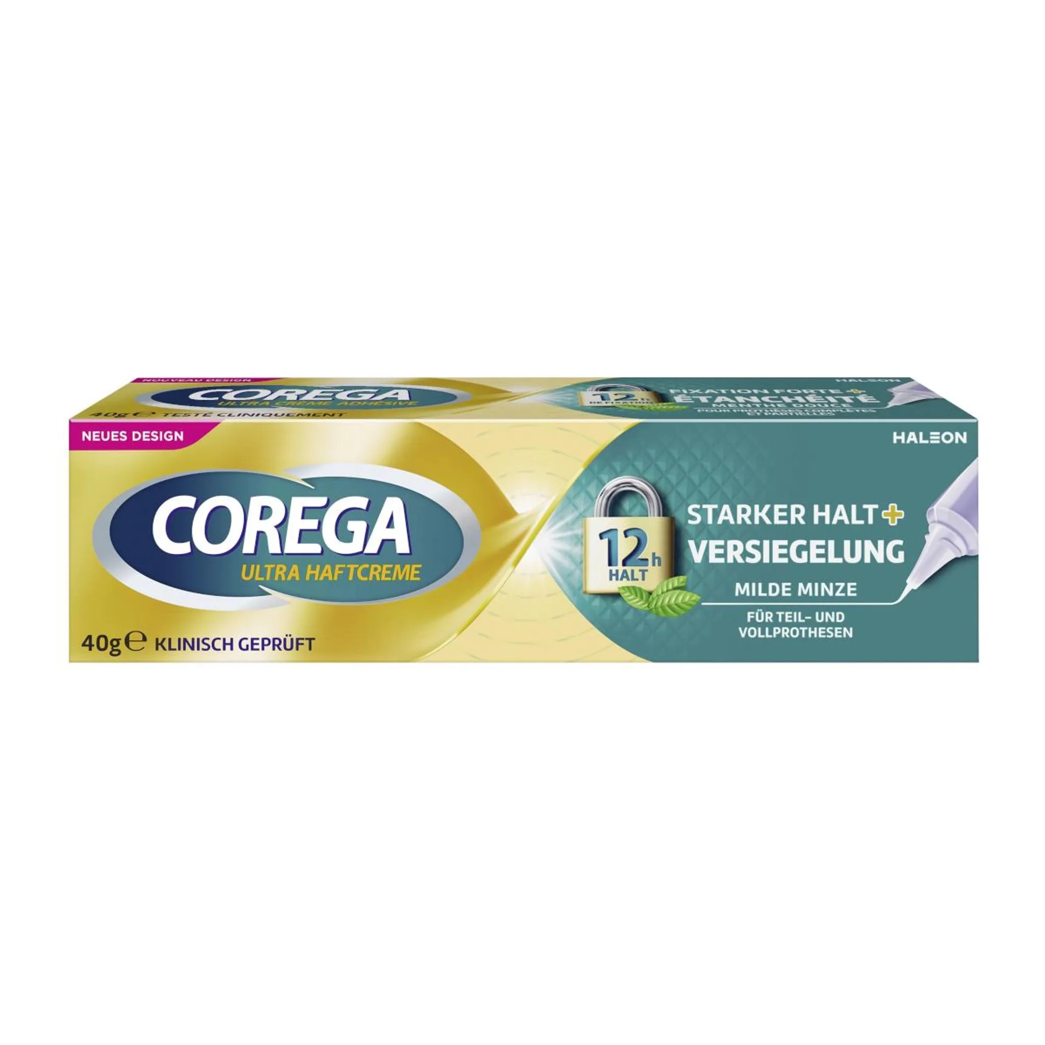 Corega Ultra Łagodna Mięta 40 g