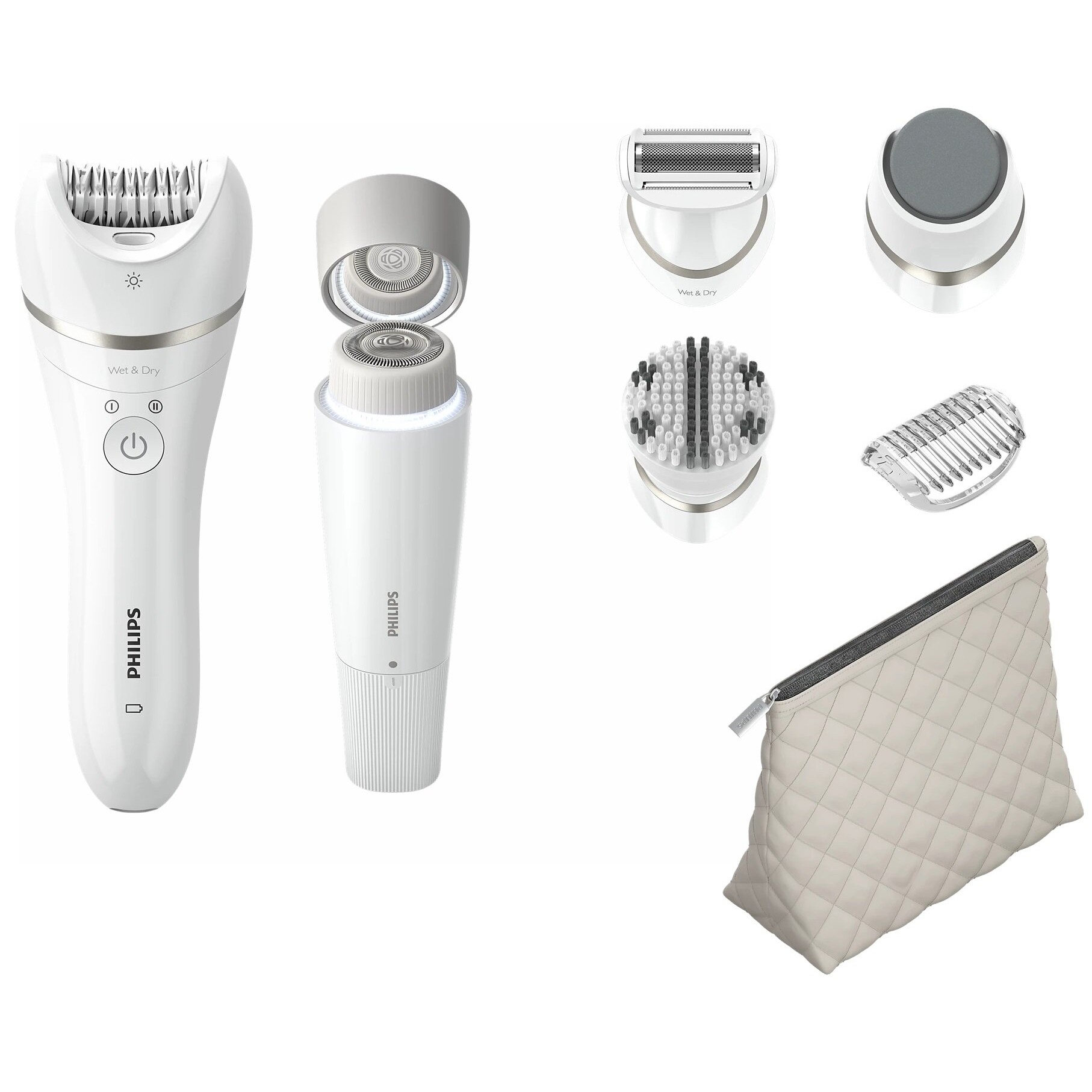 Technologia Double Action i Opti-Light Philips BRE770/92