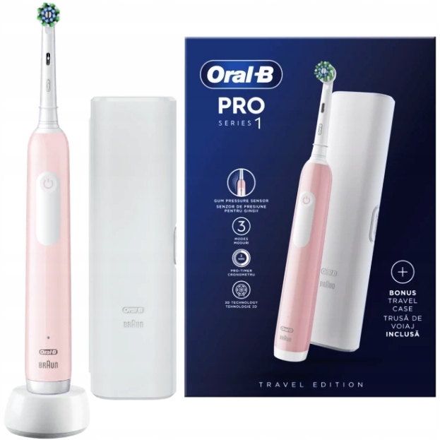 Szczoteczka Elektryczna Oral-B Pro Series 1 Różowa