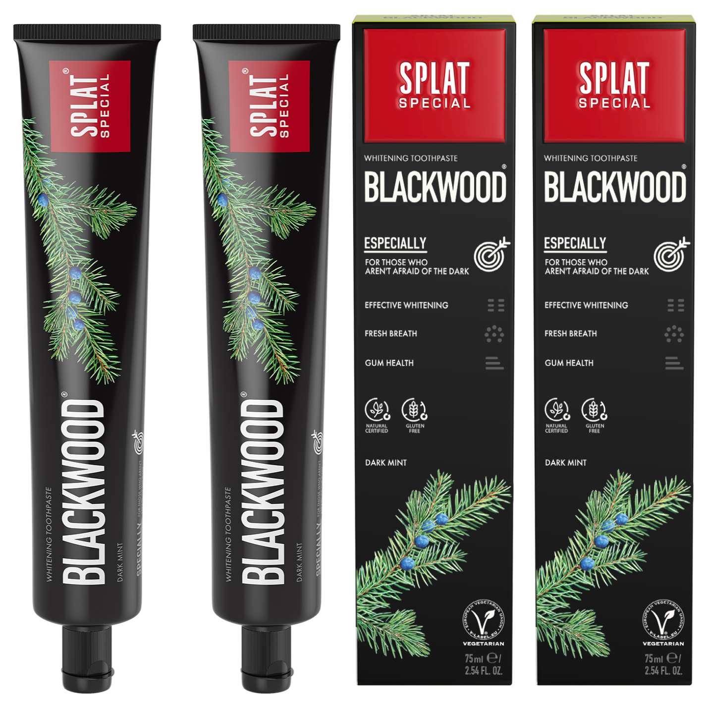 Pasta do Zębów Splat Special Blackwood Wybielająca 75ml (2szt.)