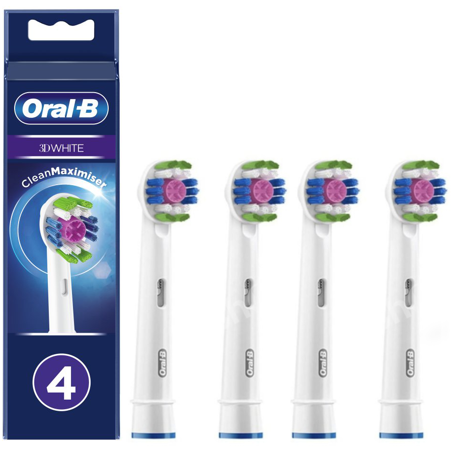 Końcówki do Szczoteczki Oral-B 3D White (4-pak)