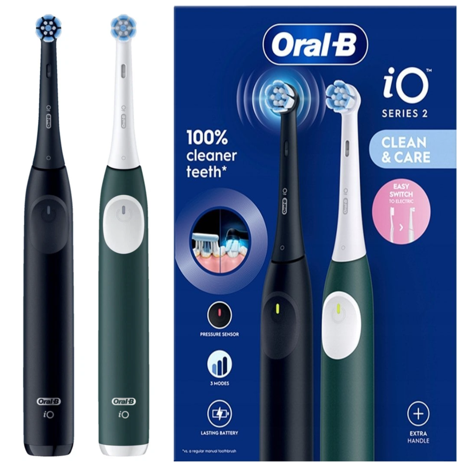 Szczoteczka Elektryczna Oral-B iO Series 2 Duo Forest Green / Night Black