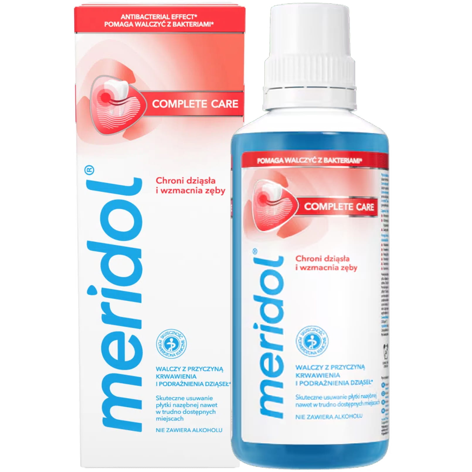 Meridol Complete Care – antybakteryjny płyn do ust, świeży oddech