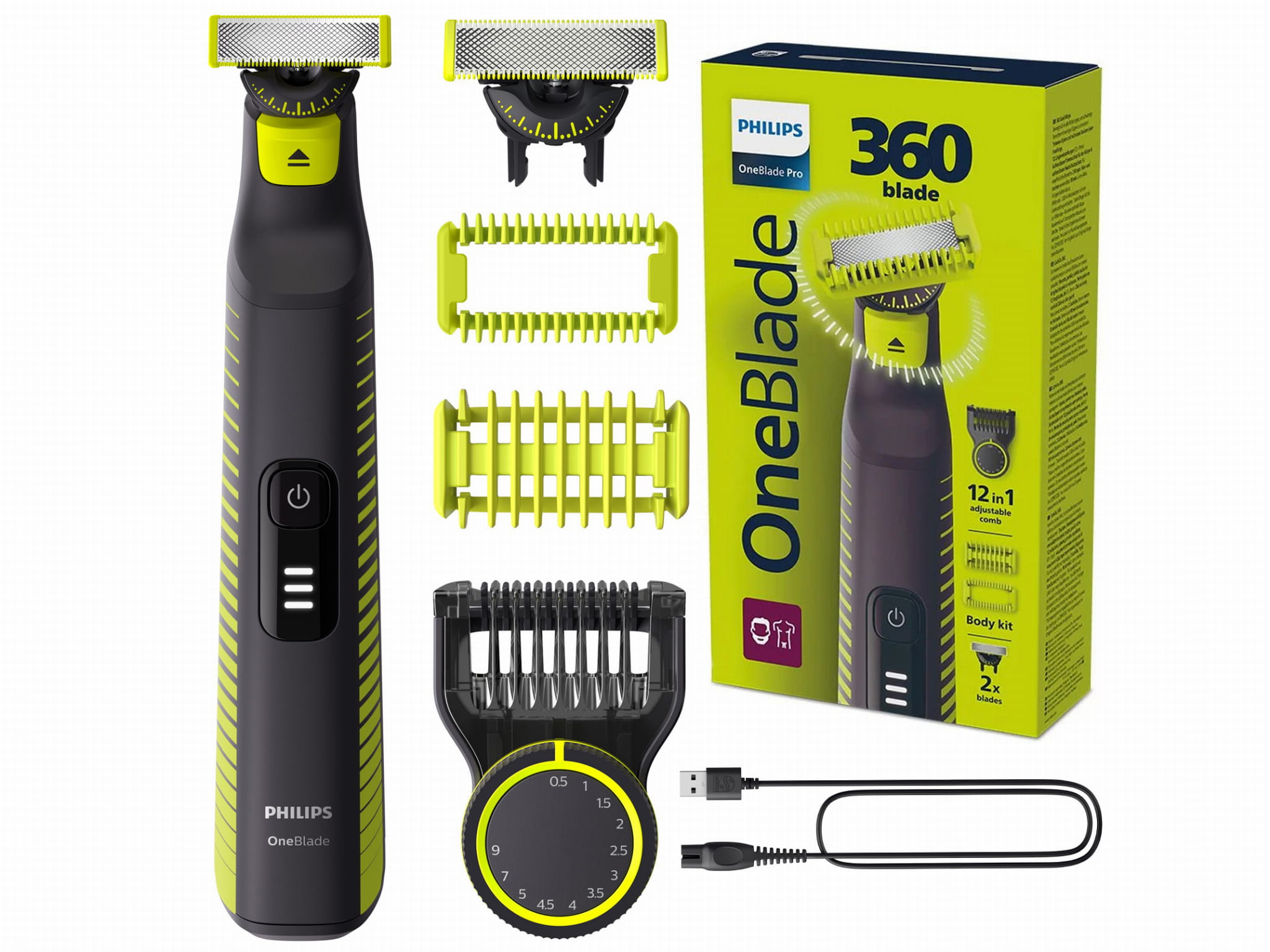 Wodoodporna Maszynka do Brody i Zarostu Philips OneBlade QP6507/23
