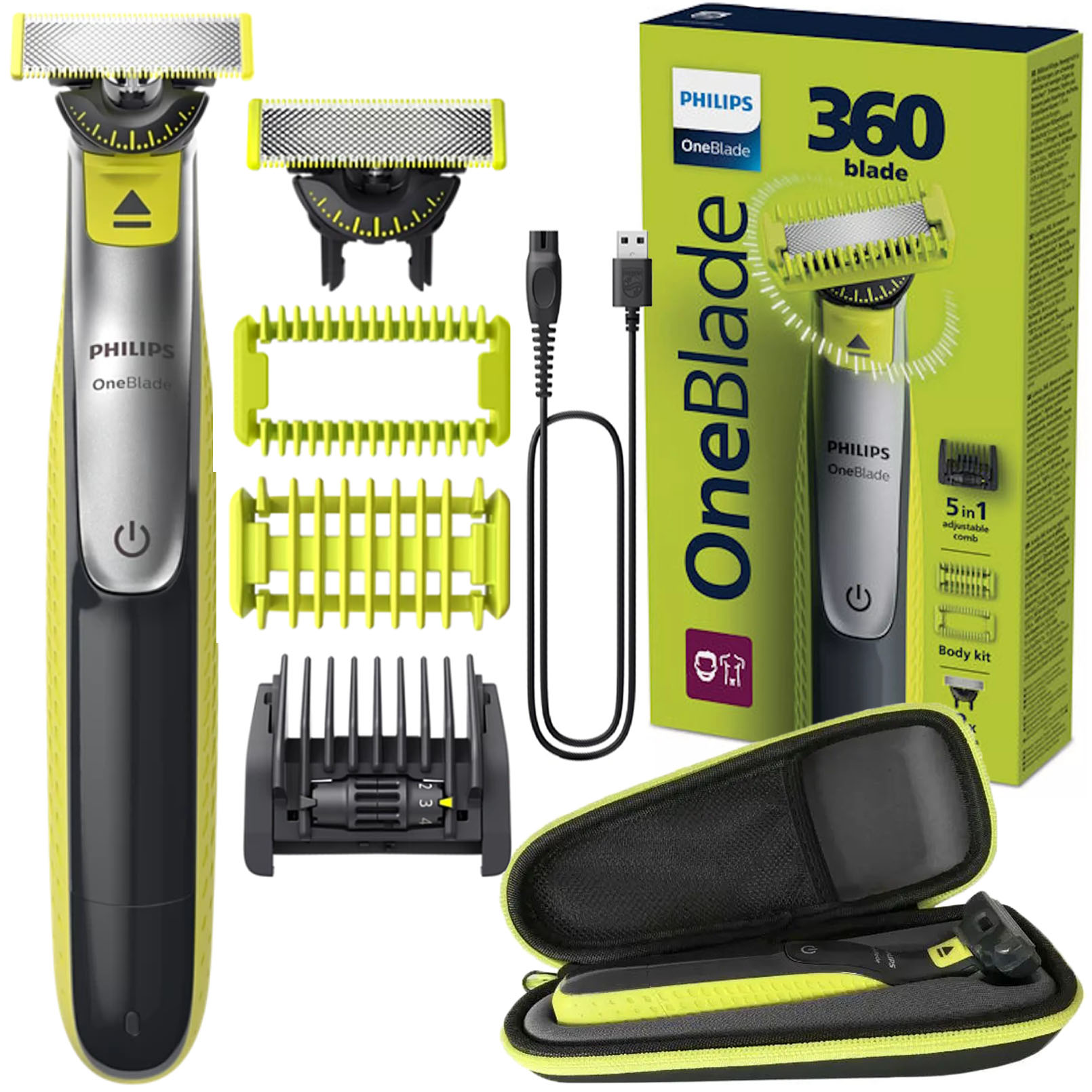 Golarka Philips OneBlade QP2834/23 + Etui podróżne