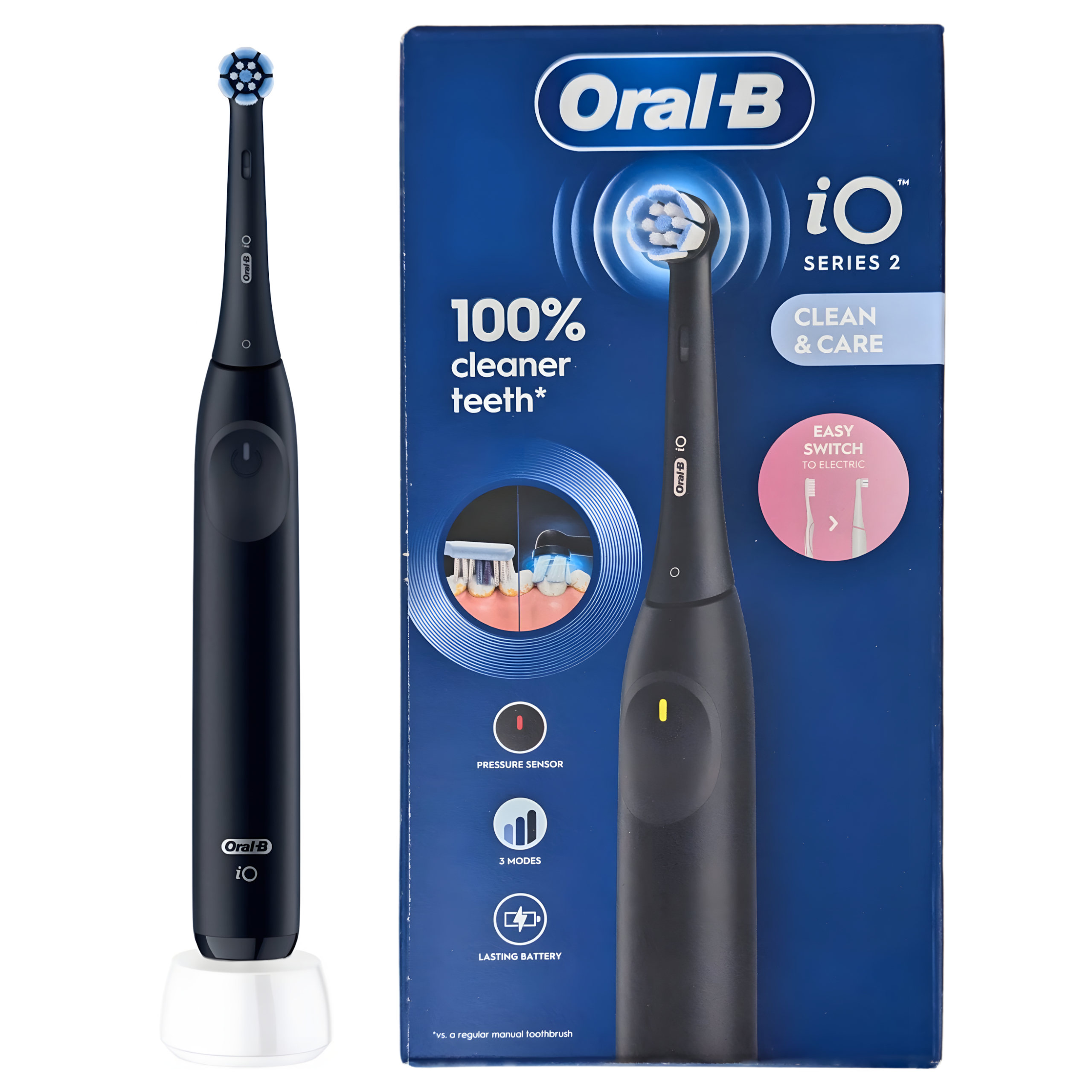 Szczoteczka Magnetyczna Braun Oral-B iO Series 2 - Czarna Night Black
