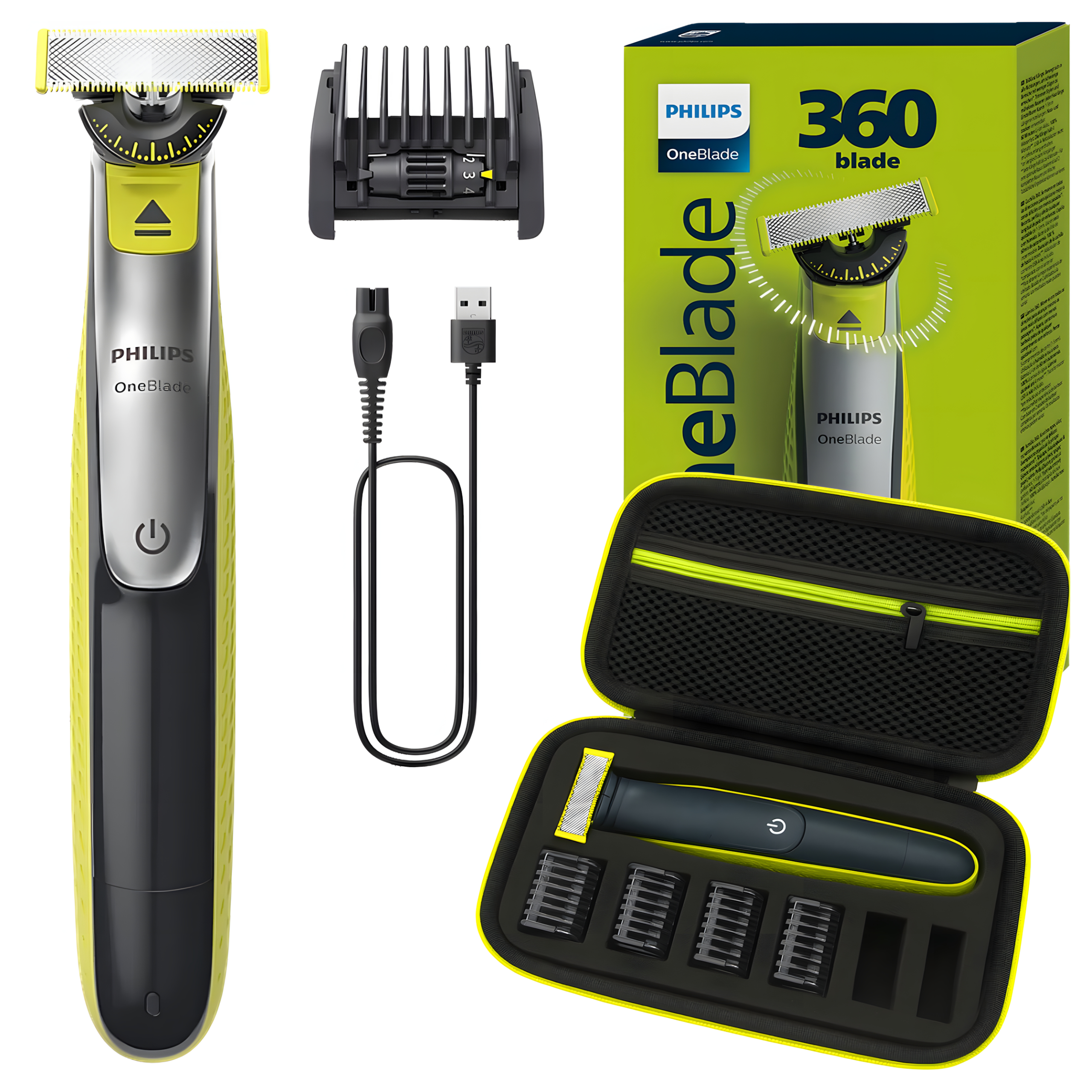 Philips OneBlade 360 QP2734/23 z etui podróżnym