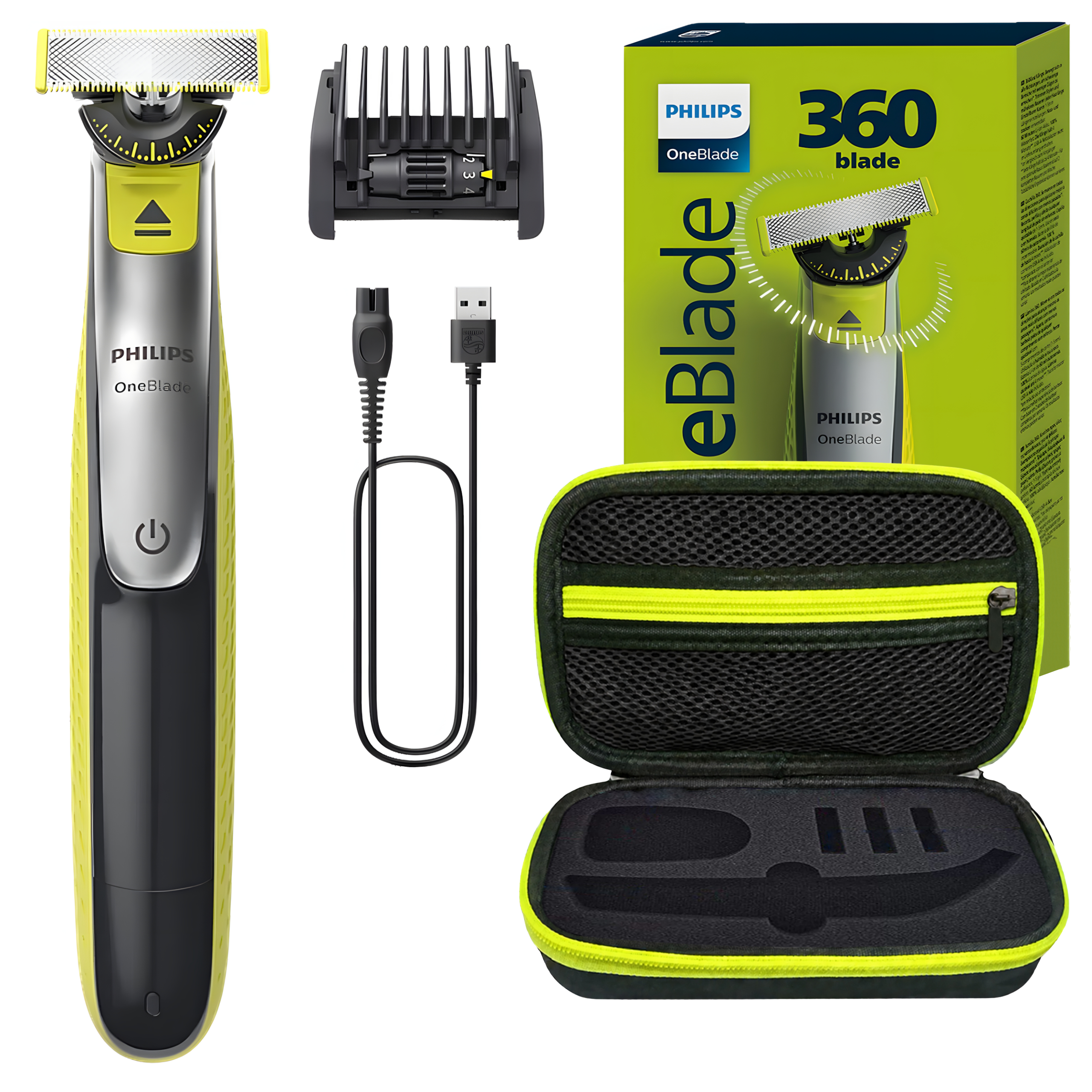 Philips OneBlade 360 QP2734/23 z etui podróżnym