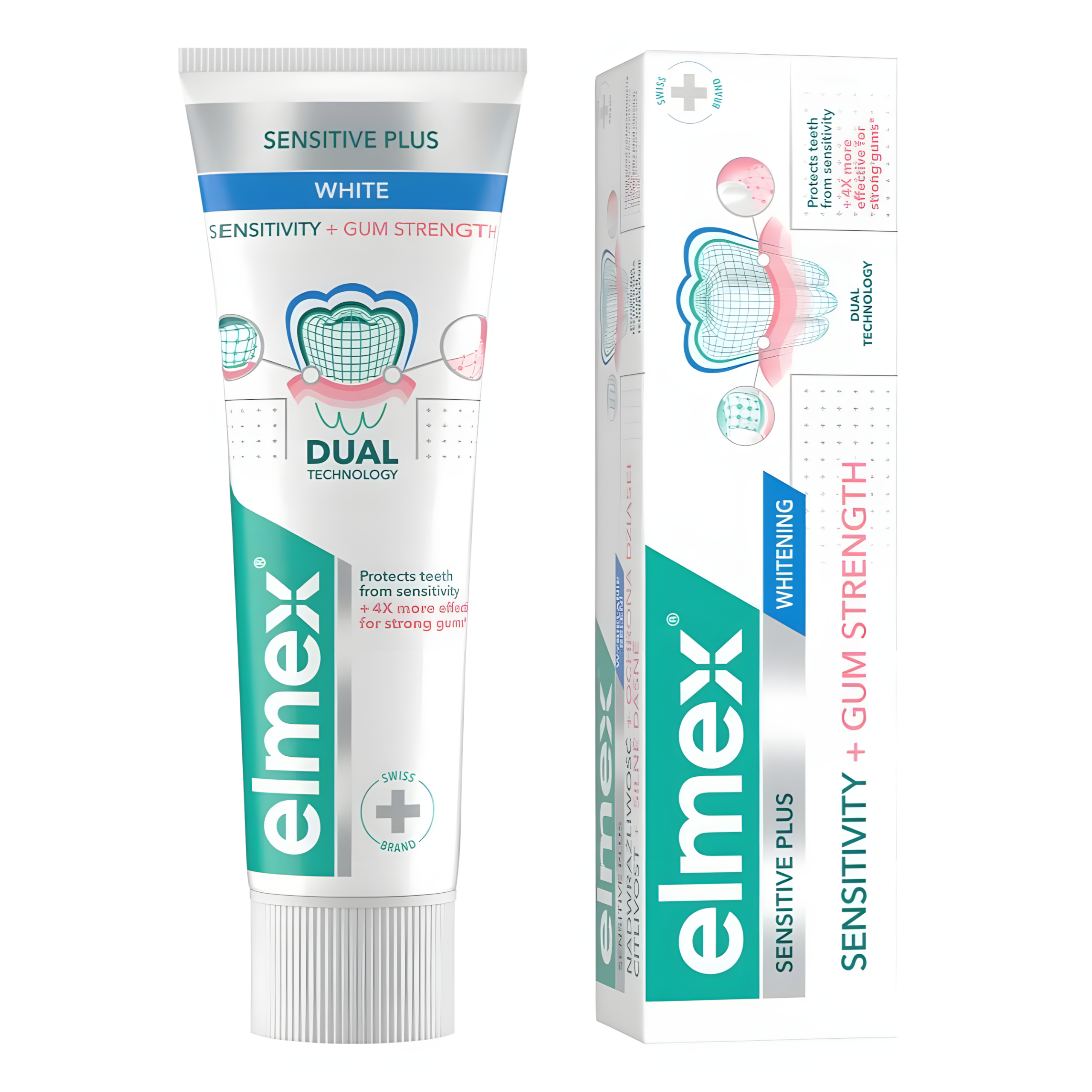 Pasta Elmex Sensitive Plus Gum White 75 ml