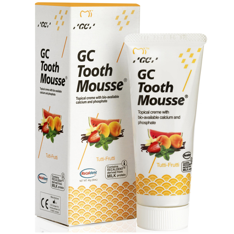 Pasta do Zębów Gc Tooth Mousse Bez Fluoru Tutti Frutti 35ml